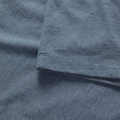 lifestyle image of The Short Sleeve Heavy Bag Henley