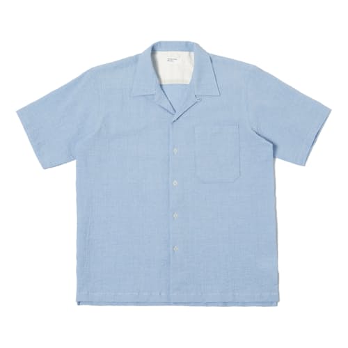 laydown image of Seersucker Camp Shirt