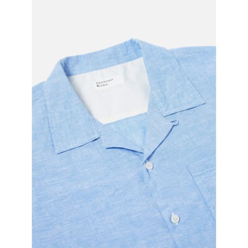 laydown image of Linen Camp Shirt