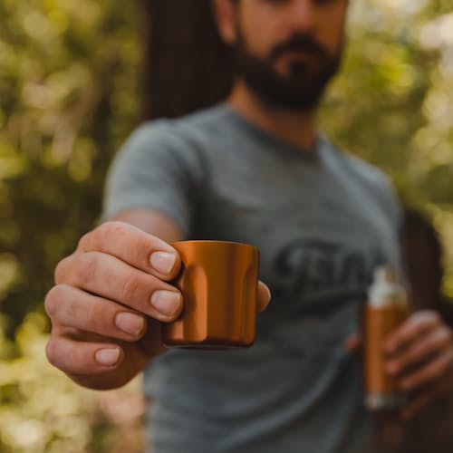 lifestyle image of Torch Pocket Flask