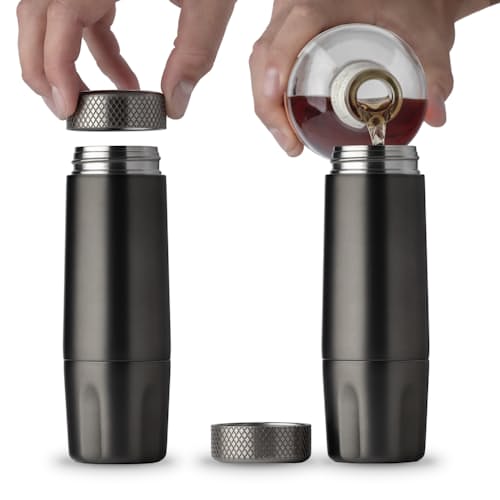 laydown detail image of Torch Pocket Flask