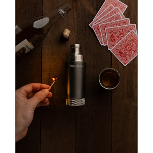 lifestyle image of Torch Pocket Flask