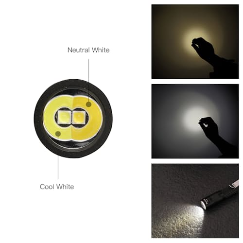 laydown image of Compact Dual Color Flashlight