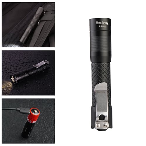 laydown image of Compact Dual Color Flashlight