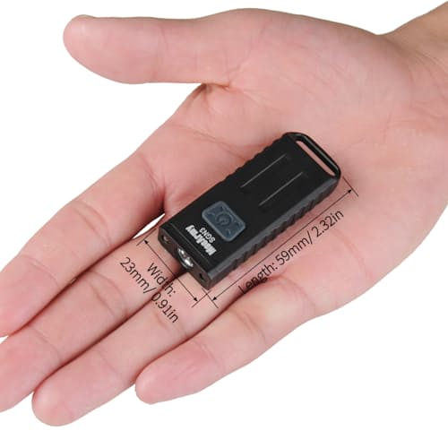 laydown image of White+Red+UV Micro Flashlight