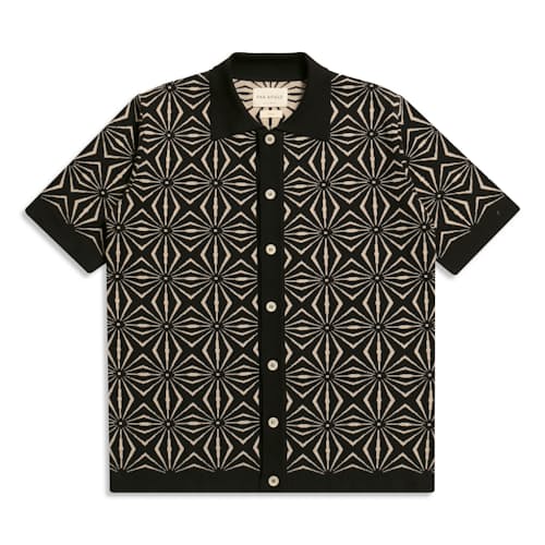 laydown image of Zigger Polo Cardigan