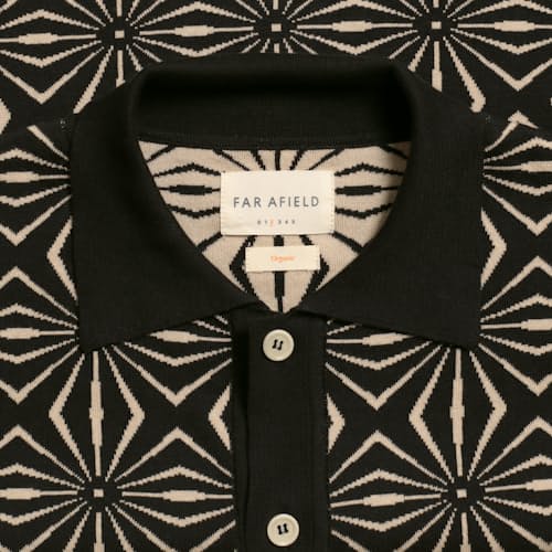 laydown detail image of Zigger Polo Cardigan