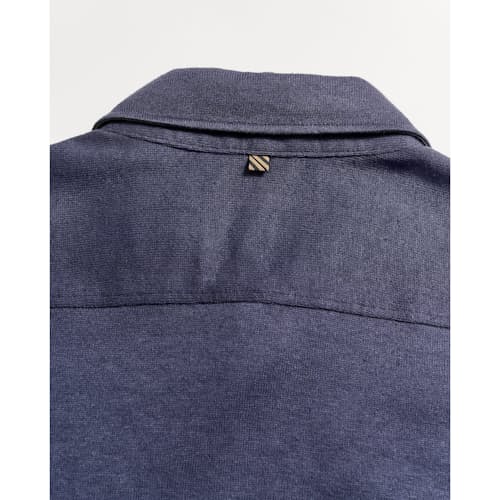 laydown image of Hemp Cotton Knit Short Sleeve Shirt