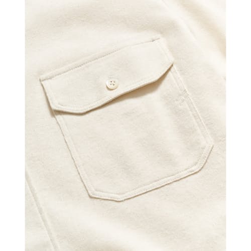 laydown image of Hemp Cotton Knit Short Sleeve Shirt