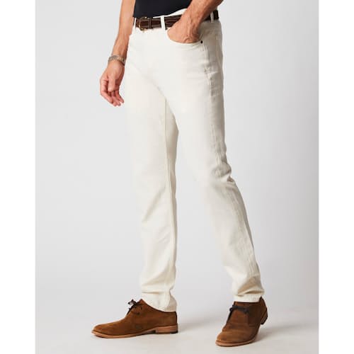 on model image of Cotton Linen 5-Pocket