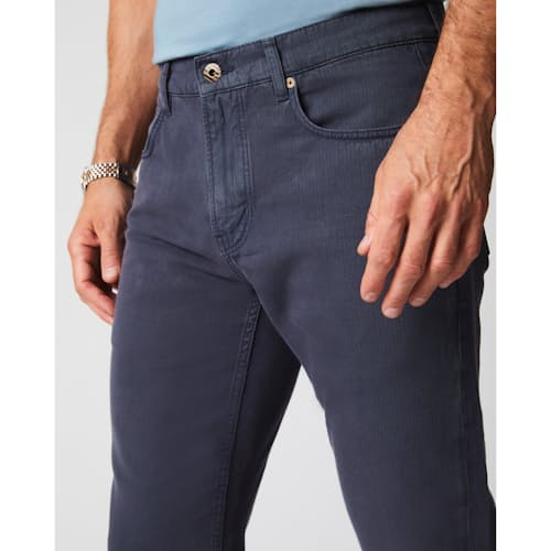 on model image of Cotton Linen 5-Pocket