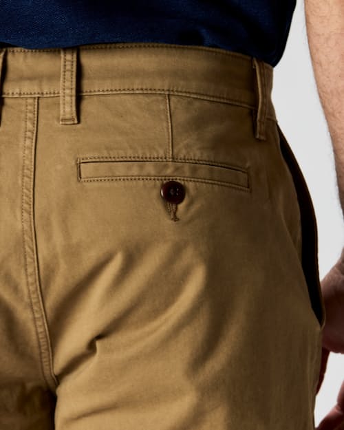 on model image of 365 Chino Short - 9"
