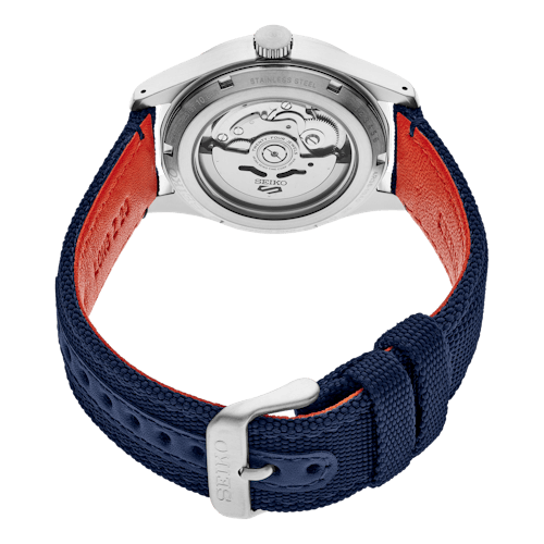 laydown image of Seiko 5 Sport Automatic Field Watch - SRPH31