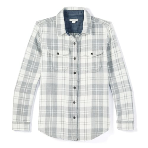 laydown image of Women's Flannel Blanket Shirt
