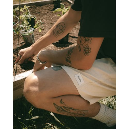 laydown image of Classic Linen Jam Short