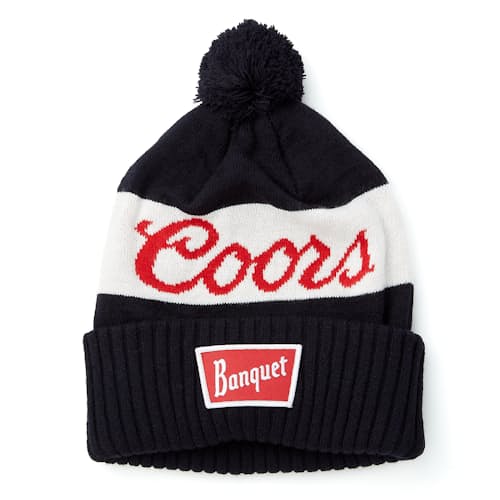 laydown image of Banquet Pom Beanie