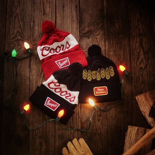 lifestyle image of Banquet Pom Beanie