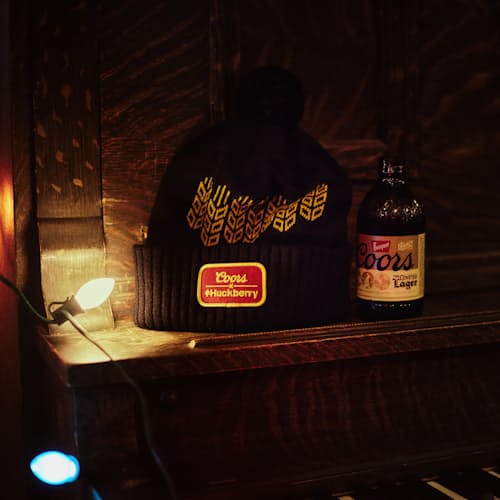lifestyle image of Barley Pom Beanie