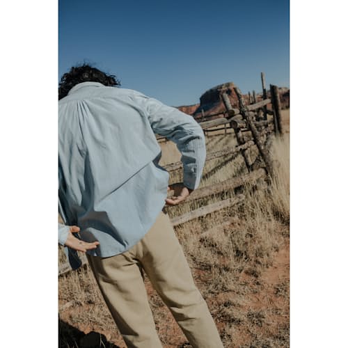 lifestyle image of Sunfaded Chambray Shirt