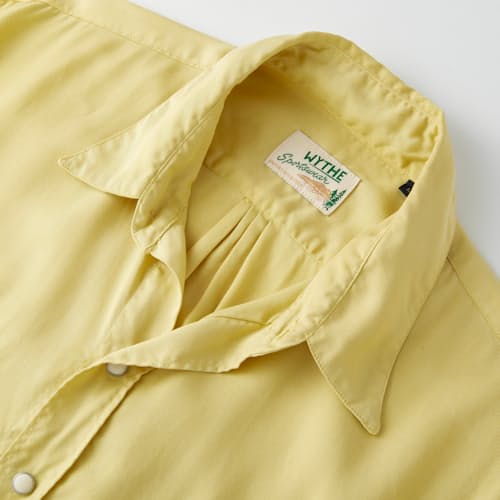 lifestyle image of Tencel Pearl Snapshirt