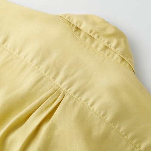 laydown image of Tencel Pearl Snapshirt