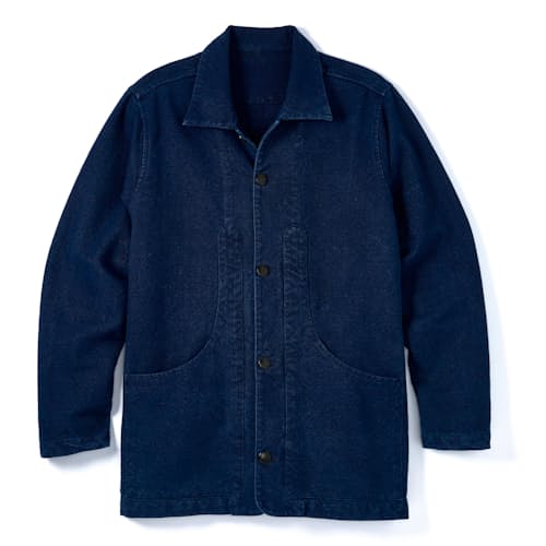 laydown image of Rustic Plainweave Hunting Jacket