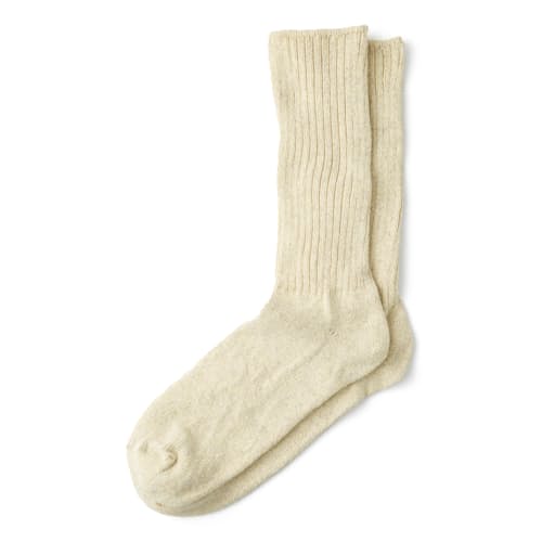 laydown image of Recycled Cotton Camp Socks