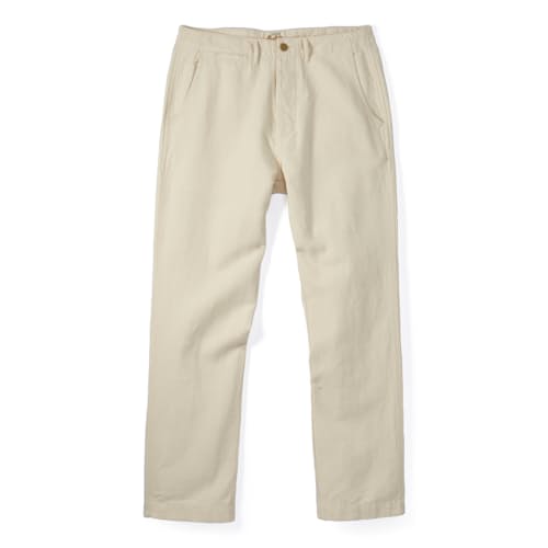 laydown image of Cotton Linen Twill Chino Pants
