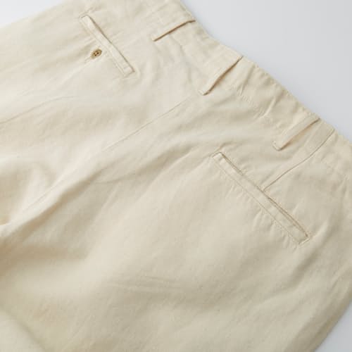 lifestyle image of Cotton Linen Twill Chino Pants