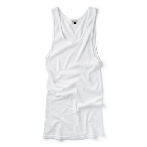 laydown image of Tubular Ribknit Tank