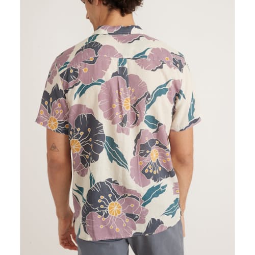 lifestyle image of Floral Resort Linen Shirt