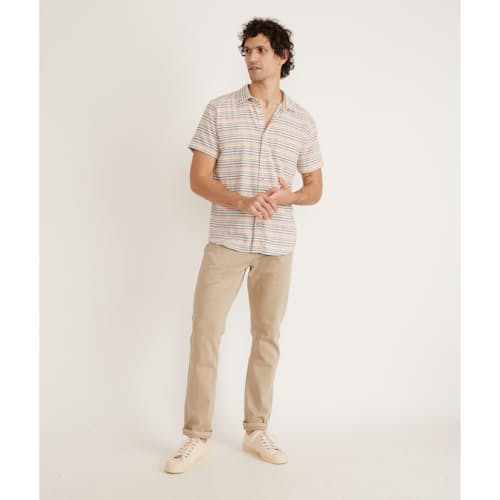 lifestyle image of Stretch Selvage Bold Stripe
