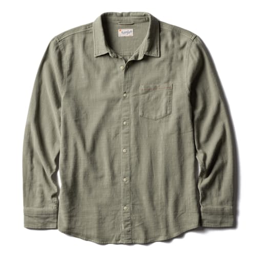 laydown image of Classic Stretch Selvage Long Sleeve Shirt