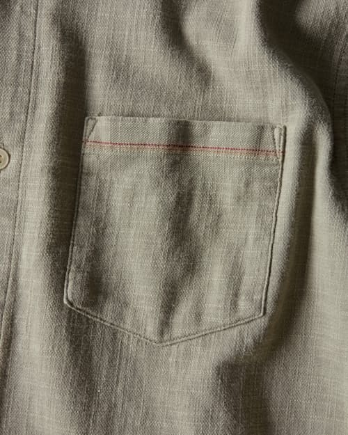 laydown detail image of Classic Stretch Selvage Long Sleeve Shirt