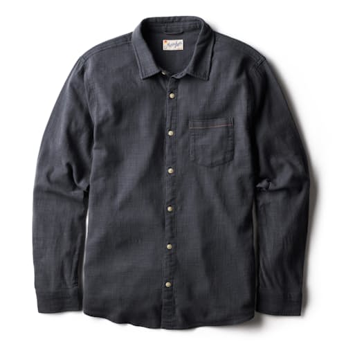 laydown image of Classic Stretch Selvage Long Sleeve Shirt