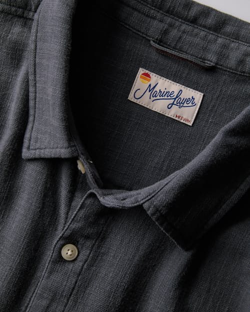 laydown detail image of Classic Stretch Selvage Long Sleeve Shirt