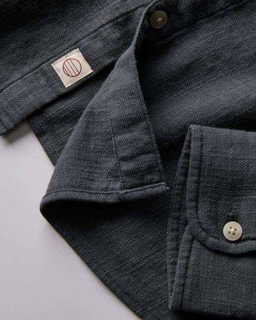 laydown detail image of Classic Stretch Selvage Long Sleeve Shirt