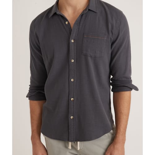 lifestyle image of Classic Stretch Selvage Long Sleeve Shirt