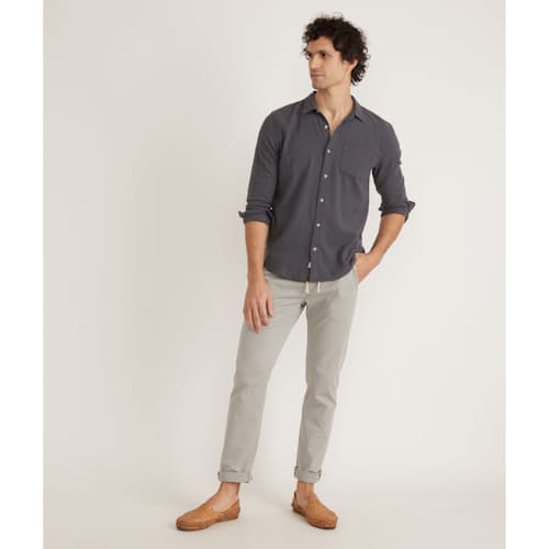 lifestyle image of Classic Stretch Selvage Long Sleeve Shirt