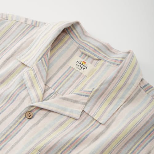 lifestyle image of Resort Vertical Stripe Hemp Stripe