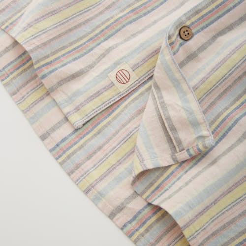 lifestyle image of Resort Vertical Stripe Hemp Stripe
