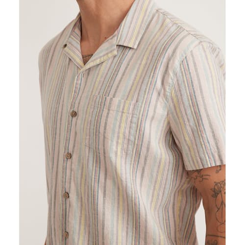 lifestyle image of Resort Vertical Stripe Hemp Stripe
