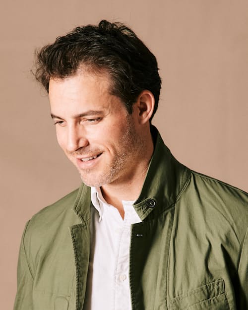 on model image of Flyweight Flex Blazer