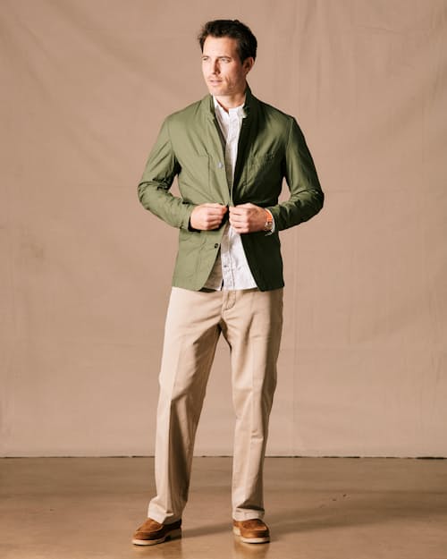on model image of Flyweight Flex Blazer