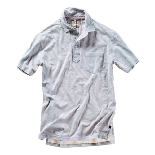 laydown image of Pique Slot Polo