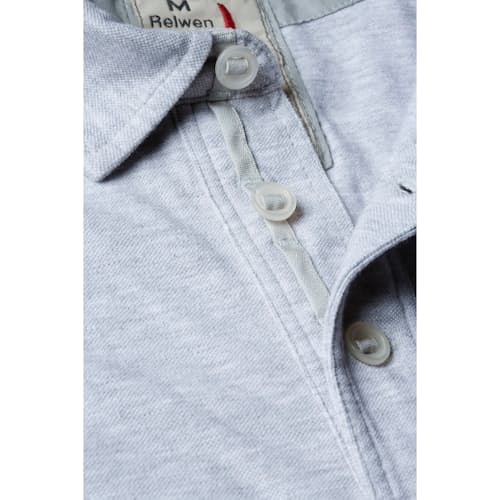 laydown image of Pique Slot Polo