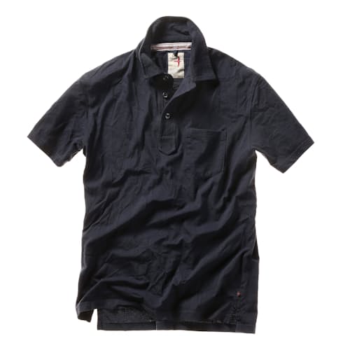 laydown image of Pique Slot Polo