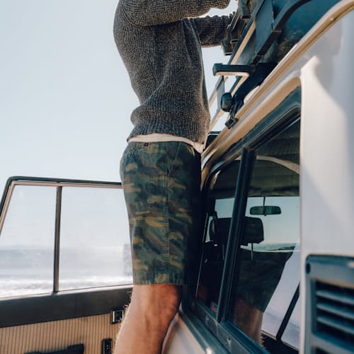 lifestyle image of Flyweight Flex Short - 8.5"