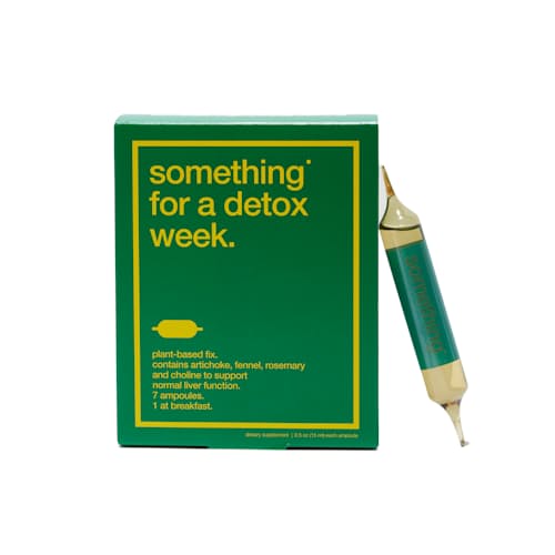 laydown image of something for a detox week