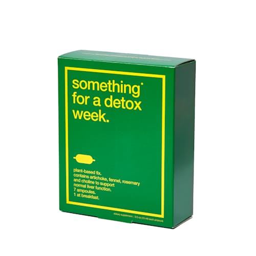 laydown image of something for a detox week